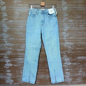 Abercrombie & Fitch Light Blue High-Rise Jeans